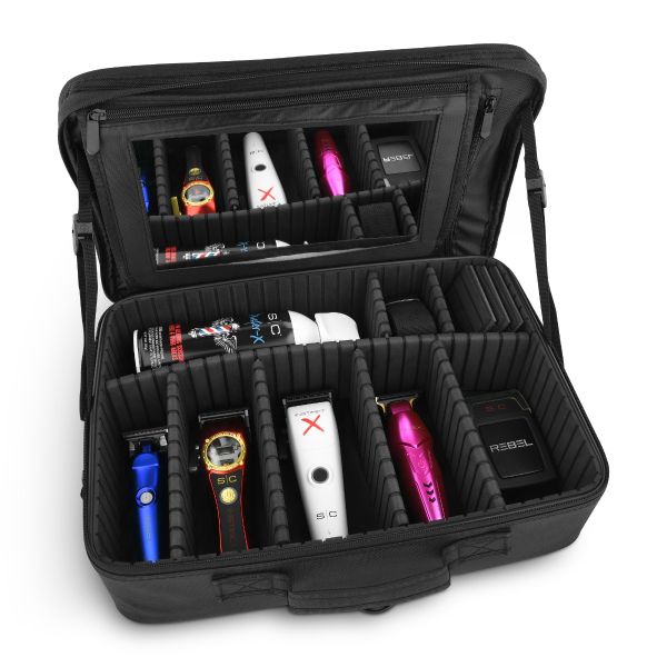 StyleCraft Stylist Lightweight Water Resistant Travel Case with Mirror