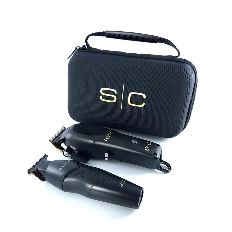 StyleCraft Super Set – Rebel Clipper & Flex Trimmer Combo with Travel Case