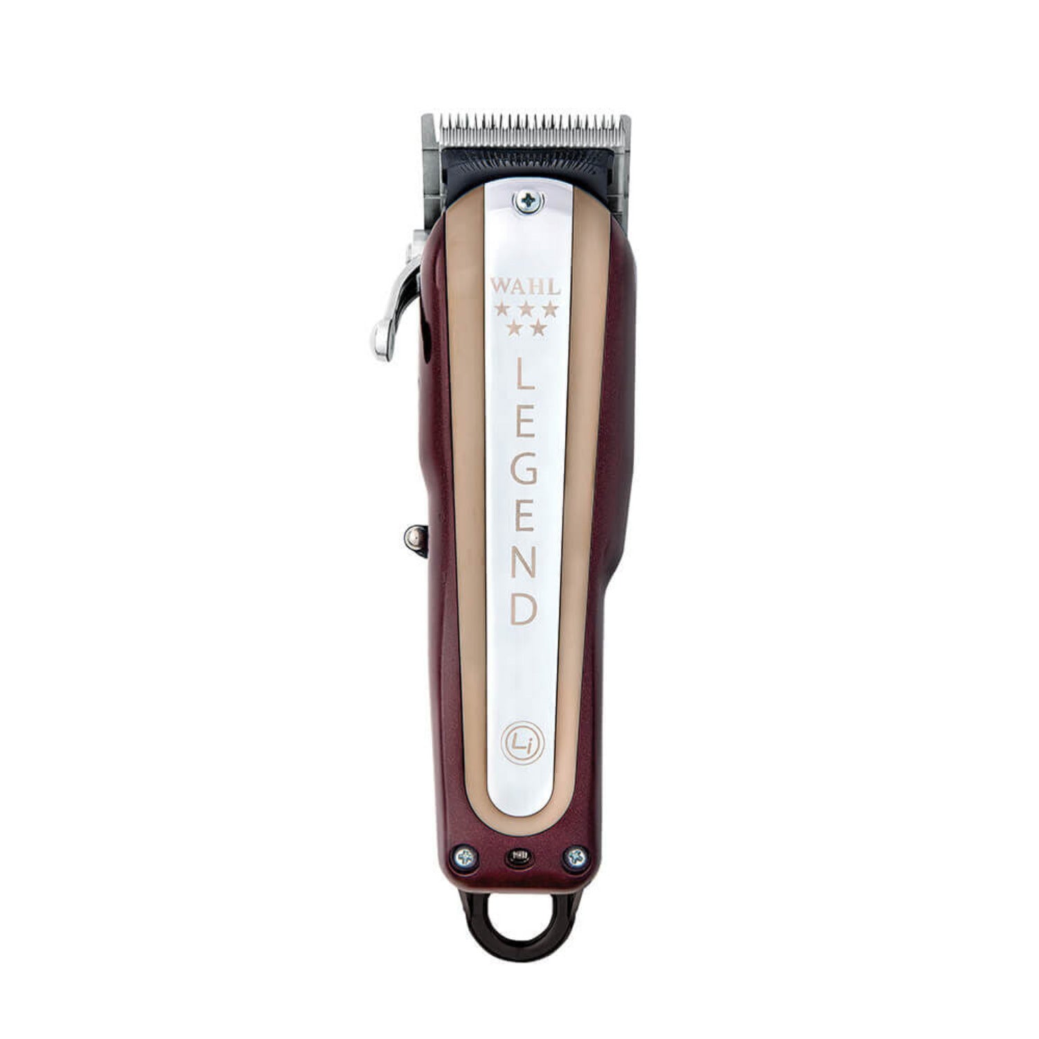  WAHL 5 Star Cordless Legend Clipper Model 56422 – Professional burgundy and gold cordless hair clipper with Wedge Blade and accessories
