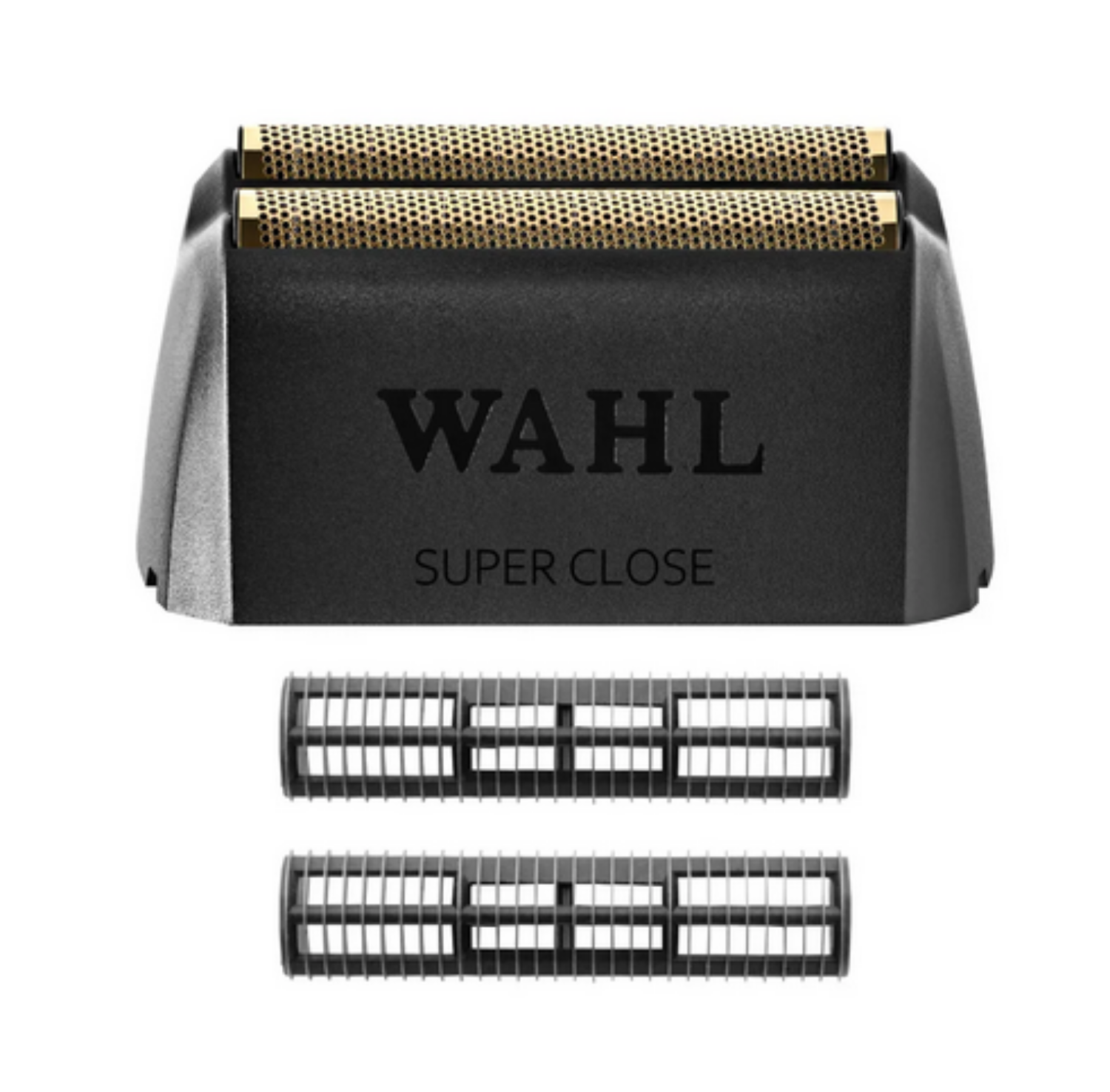  Wahl 5-Star Vanish Replacement Foil and Cutter Bar – Gold foil and precision cutter on white background