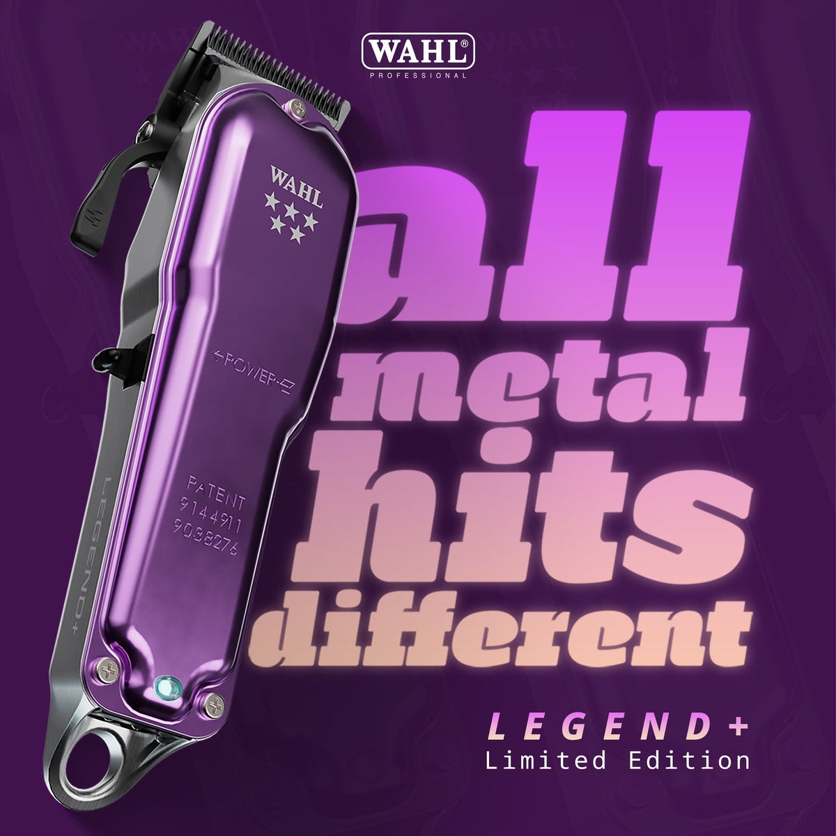 Wahl 5 Star Cordless Legend Li Clipper - Purple