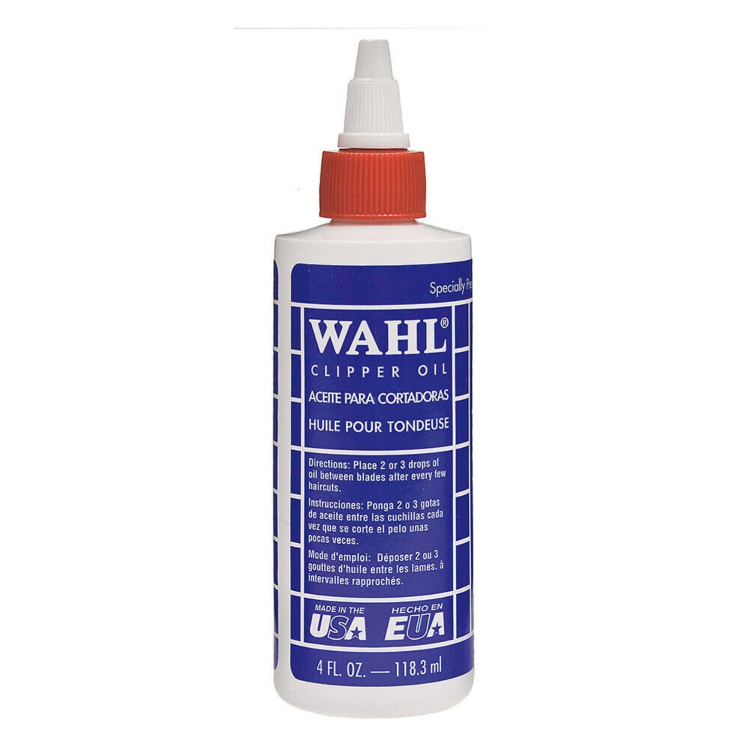  Wahl 4 oz Blade Oil for Electric Clippers and Trimmers – Lubricant for Smooth, Long-Lasting Blade Performance