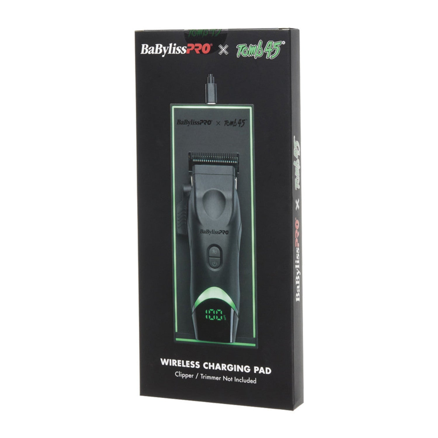 Wireless charging pad for BaBylissPRO FX clippers and trimmers – compact design with non-slip base for fast charging