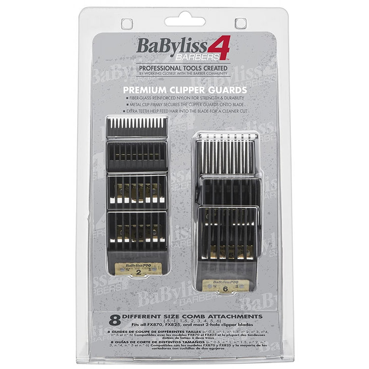 BaBylissPRO Clipper Guard Se 8-Piece Gold/Black