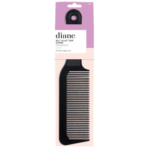 Diane Champion 9 1/2" Flat Top Comb - Black C97