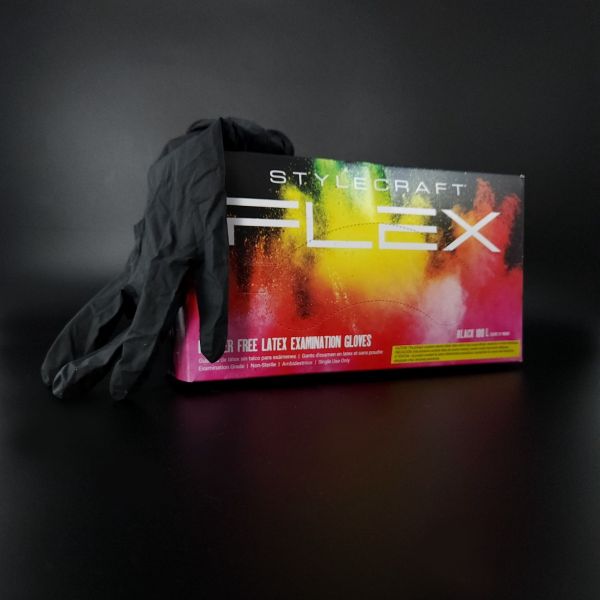 Style craft FLEX - Professional Latex Gloves - 100 Count