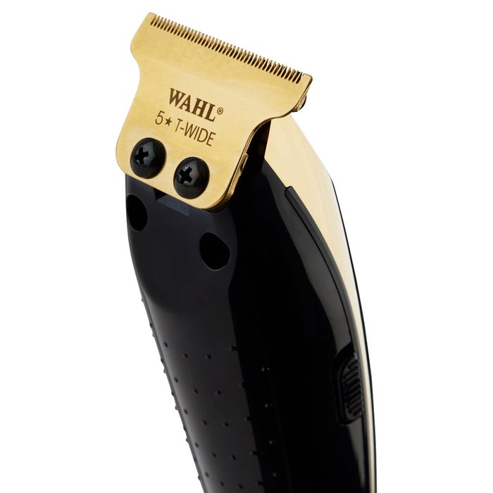 Wahl 5 STAR Cordless Detailer Li T-Blade Trimmer – Gold Edition