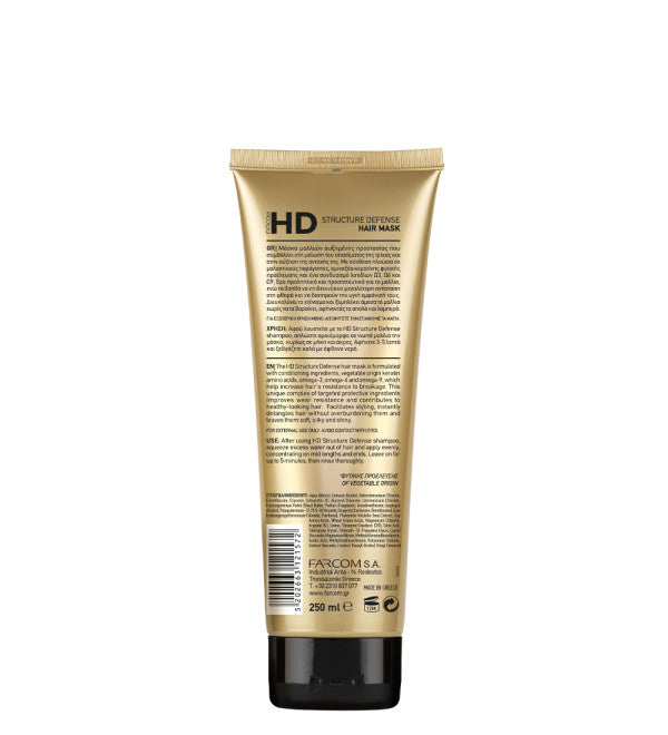 HD HAIR MASK STRUCTURE DEFENSE 250ML