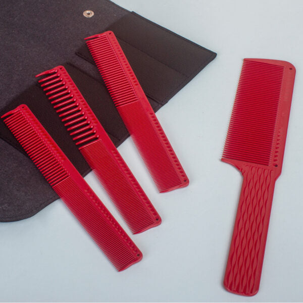 JRL Barber Comb Set + Free Leather Bag