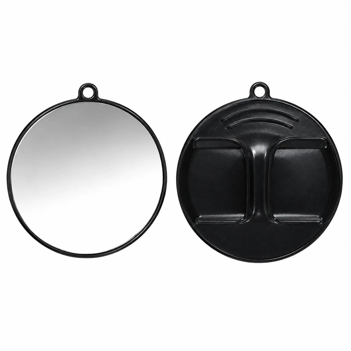 Prime Supplies Round Handheld Salon Mirror