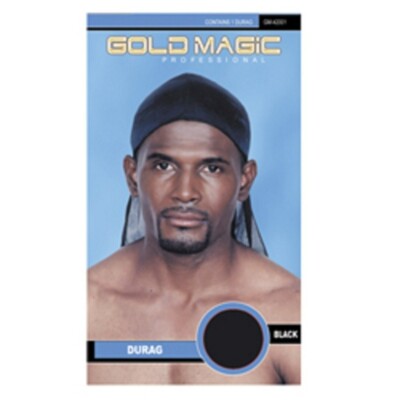 Gold Magic Professional Durag – Black