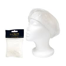 Luxor Clear Disposable Processing Caps for Hair Coloring & Deep Conditioning – 4 Count