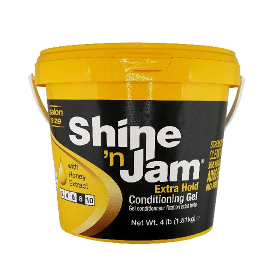 AMPRO SHINE 'N JAM CONDITIONING GEL - EXTRA HOLD 4LB