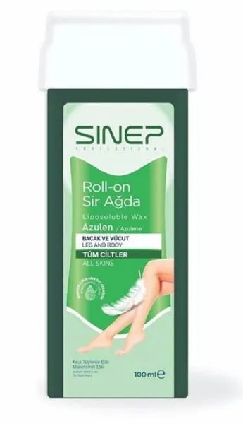 Sinep Green Roll-On Wax Cartridge 100ml – For All Skin Types