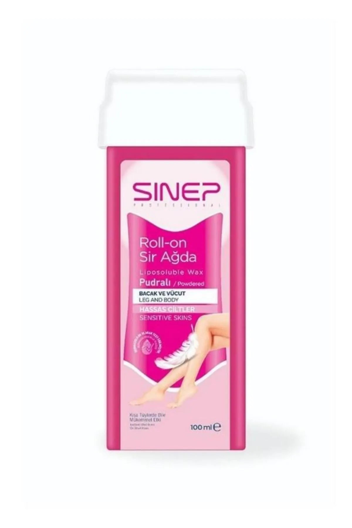 Sinep Pink Roll-On Wax Cartridge 100ml – For Sensitive Skin