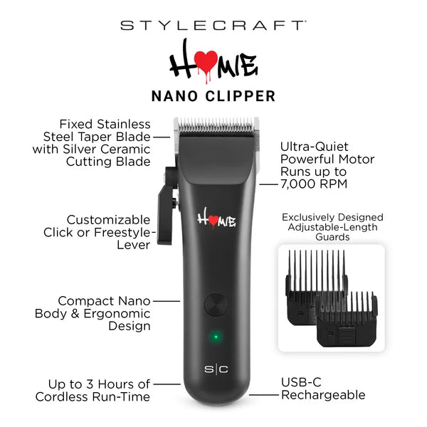 StyleCraft Homie Nano Professional Hair Clipper