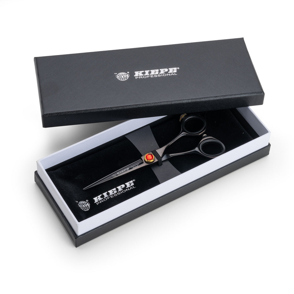Kiepe Monster Cut Series Professional Hair Shears Black Titanium Coated