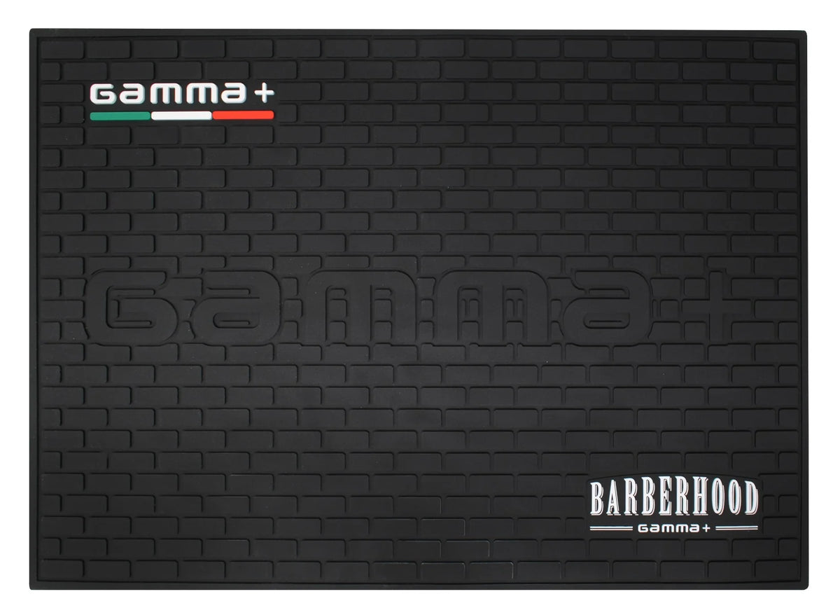 Gamma+ Professional Heat & Water Resistant Barber Mat & Station Organizer with Non-Slip Grip