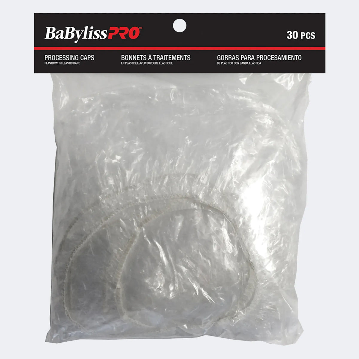 BaBylissPRO Processing caps with elastic band