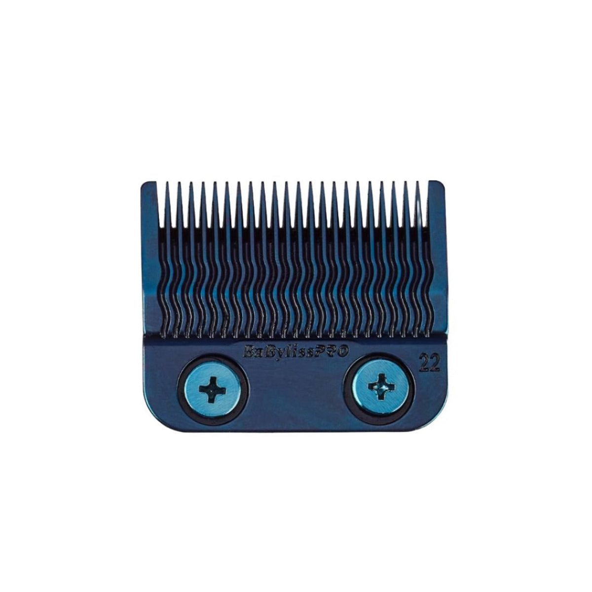 BabylissPro Blue Titanium Metal - Injection Molded (MIM) Precision Fade Blade (22 Teeth)