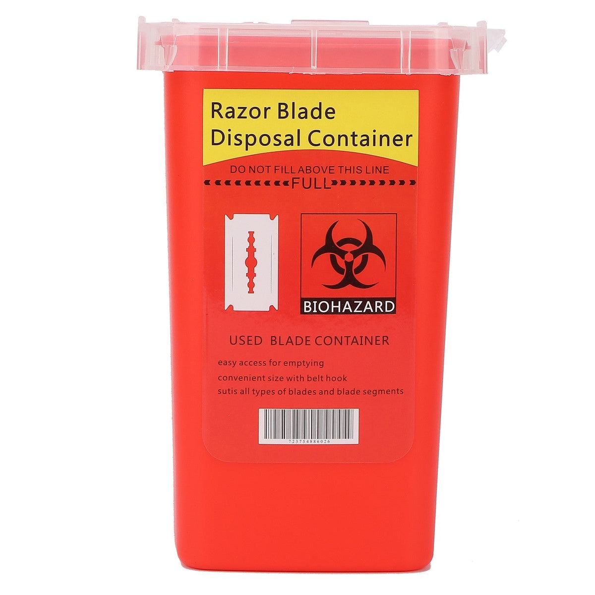 Rezor Blade Disposal Container