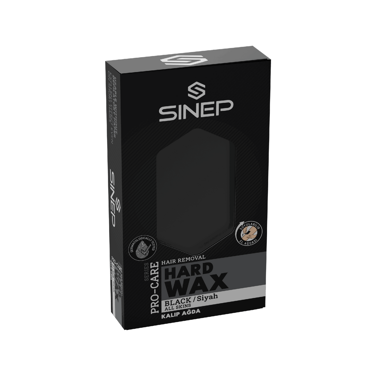 Sinep Liposoluble Hard Wax 400g - Black