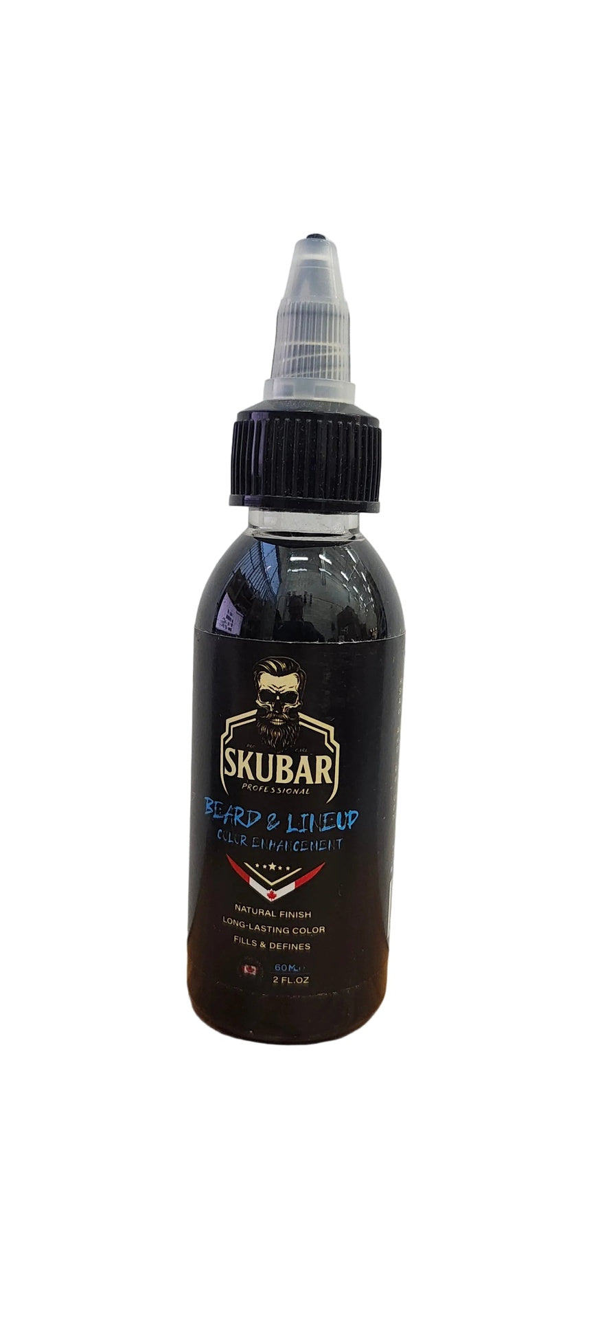 Skubar Beard & Lineup Color Enhancement - Natural Finish 60ml Black