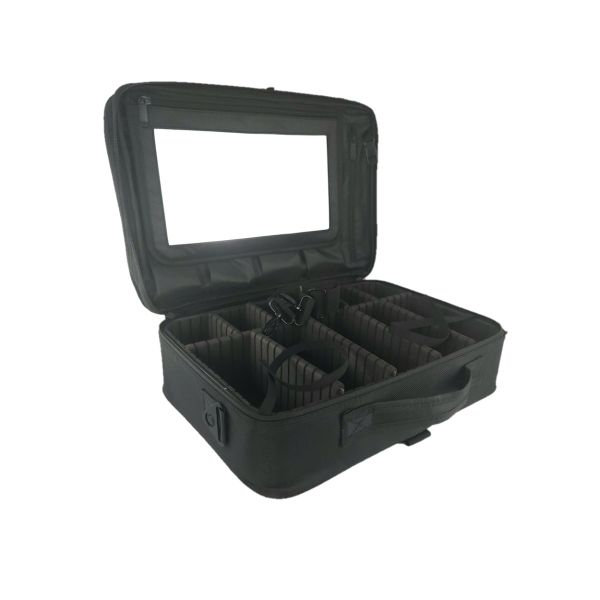 StyleCraft Stylist Lightweight Water Resistant Travel Case with Mirror