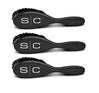 StyleCraft The Fresh Cut Brush – 3 Pack - Black