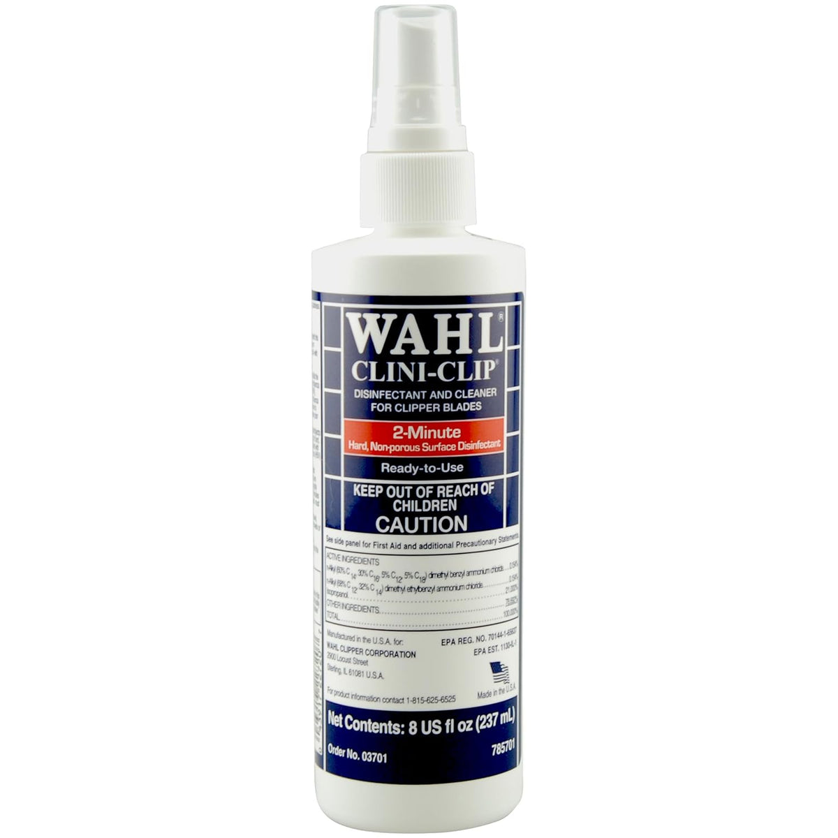 WAHL Clini-Clip Disinfectant & Cleaner for Clipper Blades