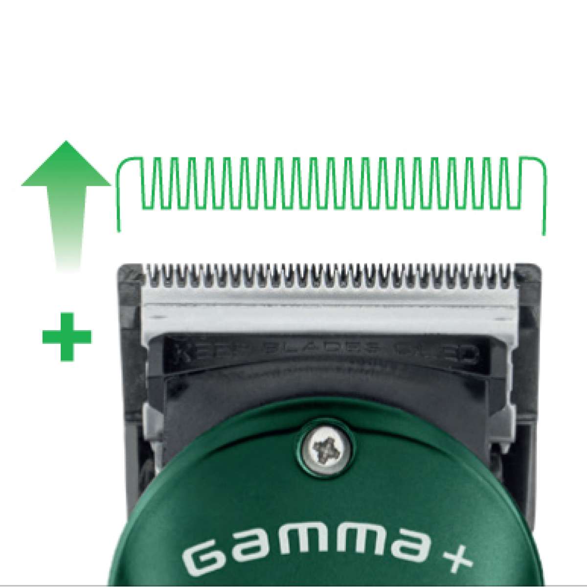 Gamma+ SKIN Professional Bulk Balding Clipper – Super‑Torque 7,200 RPM, Black Diamond Carbon DLC Blade, 3‑Hour Runtime
