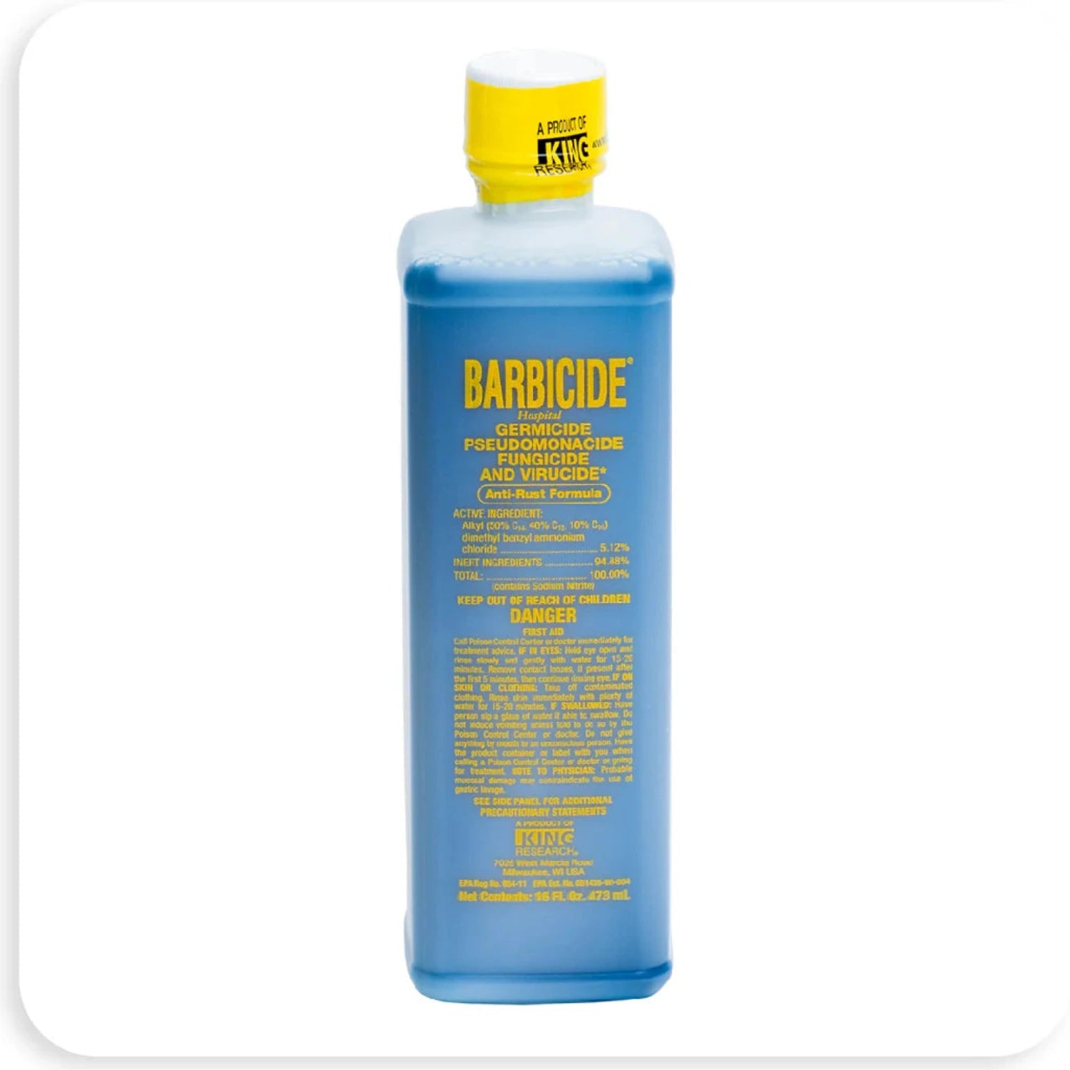 Barbicide Disinfectant Concentrate – 473 ml (16 fl oz)