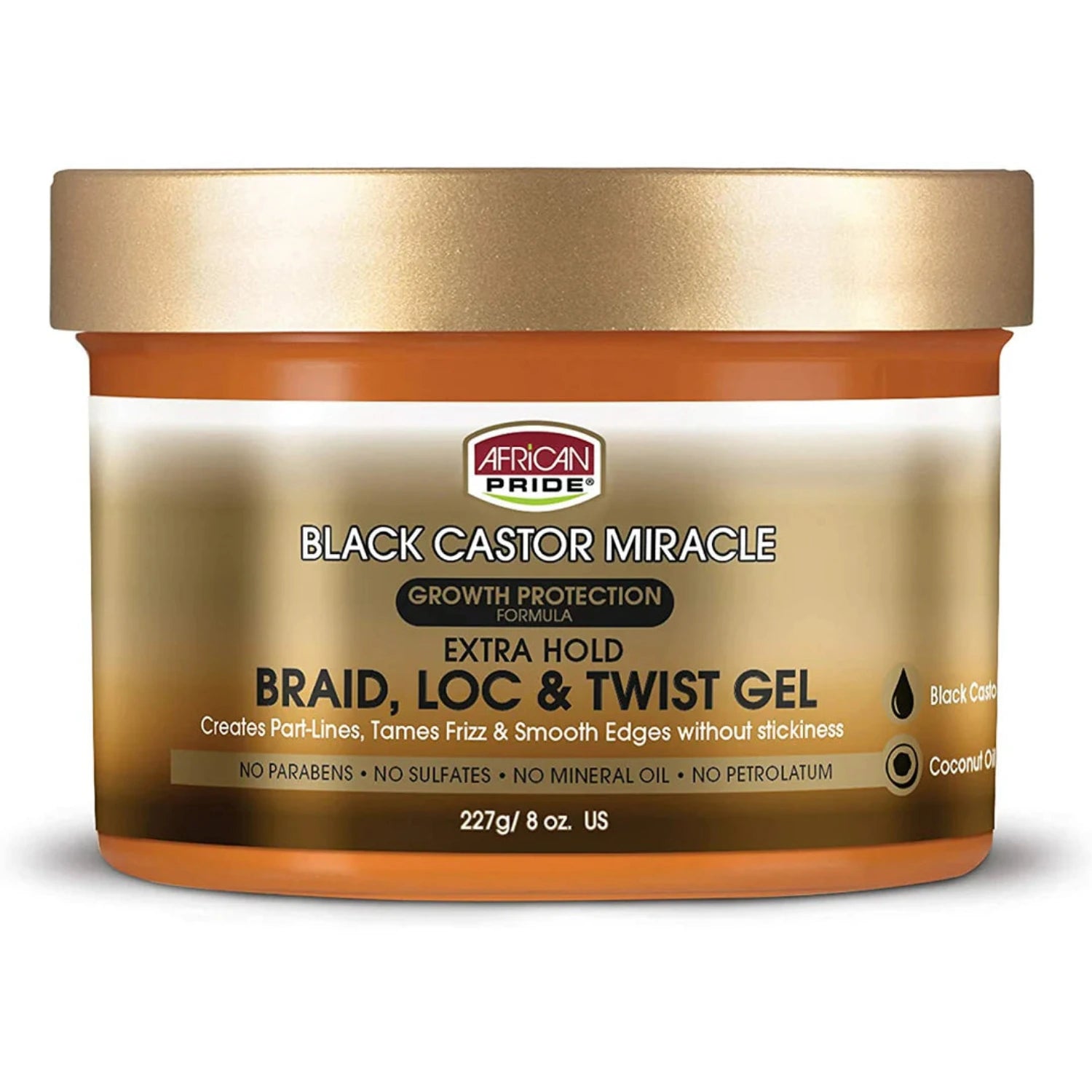 African Pride Black Castor Miracle Extra Hold Braid