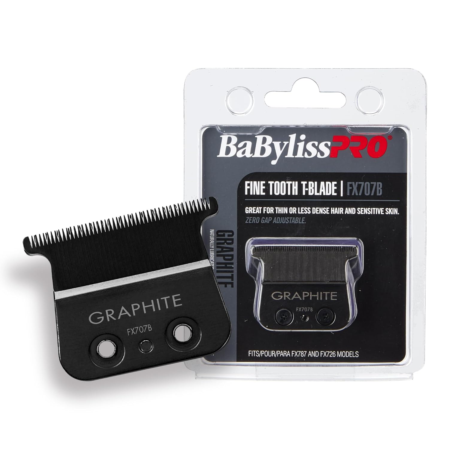 BaBylissPRO Replacement Black Graphite Fine-Tooth T-blade FX707B