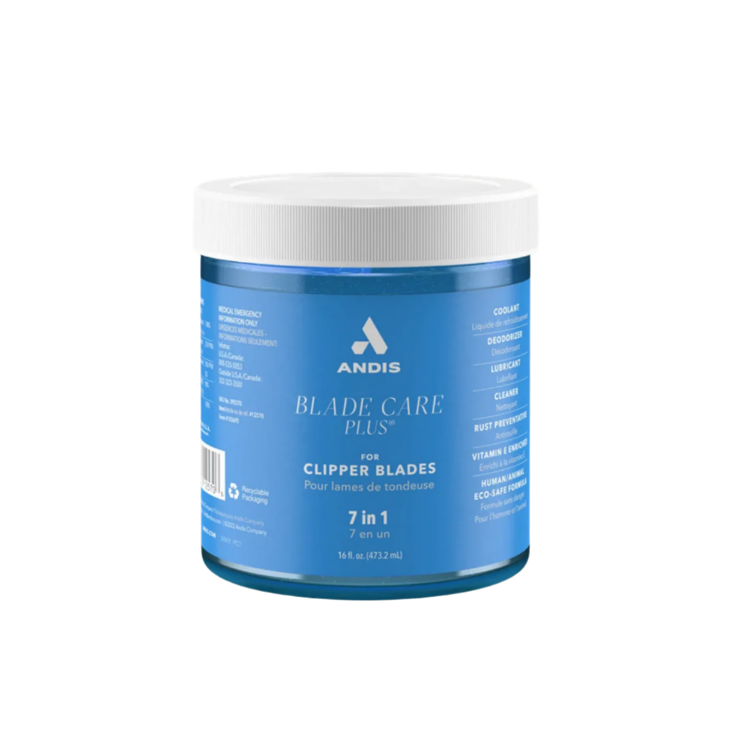 Andis Blade Care Plus 7-in-1 Dip Jar – 16 oz