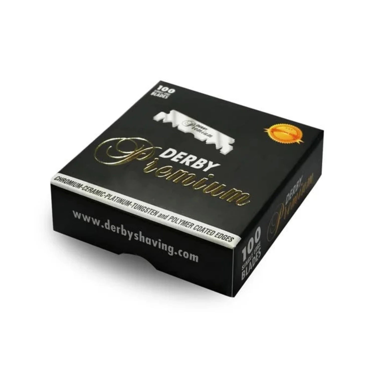 Derby Premium Single Edge Razor Blades – 100 Count