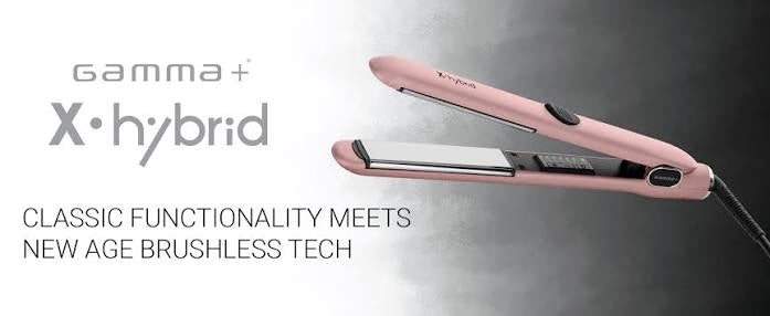 Gamma+ X-Hybrid Hair  Straightening Iron (Rose Gold)