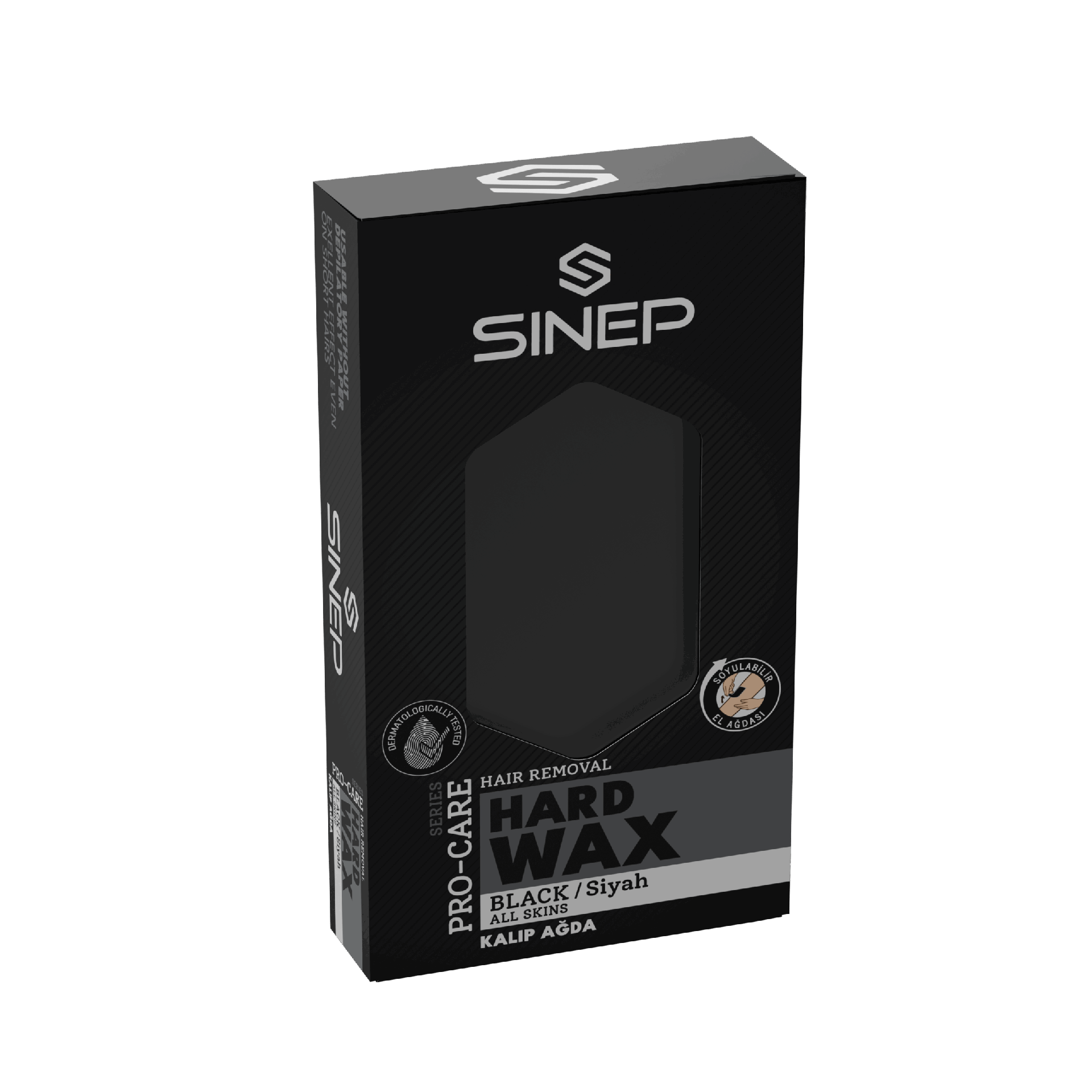 Sinep Liposoluble Hard Wax 400g - Black