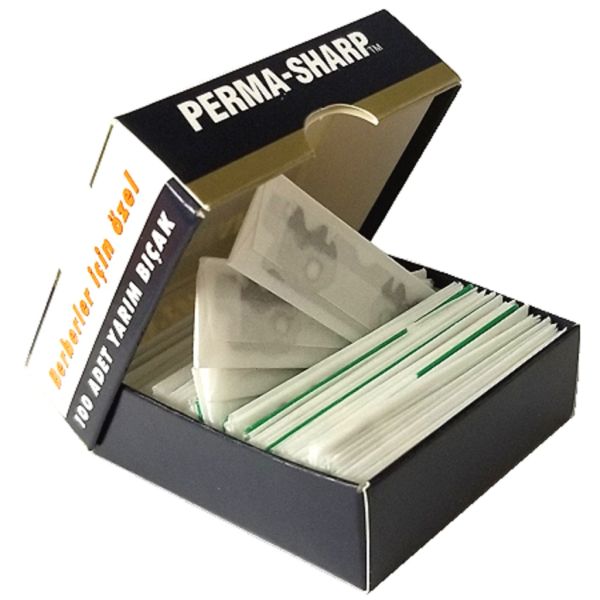 Perma Sharp Single-Edge Razor Blades - 100 pieces