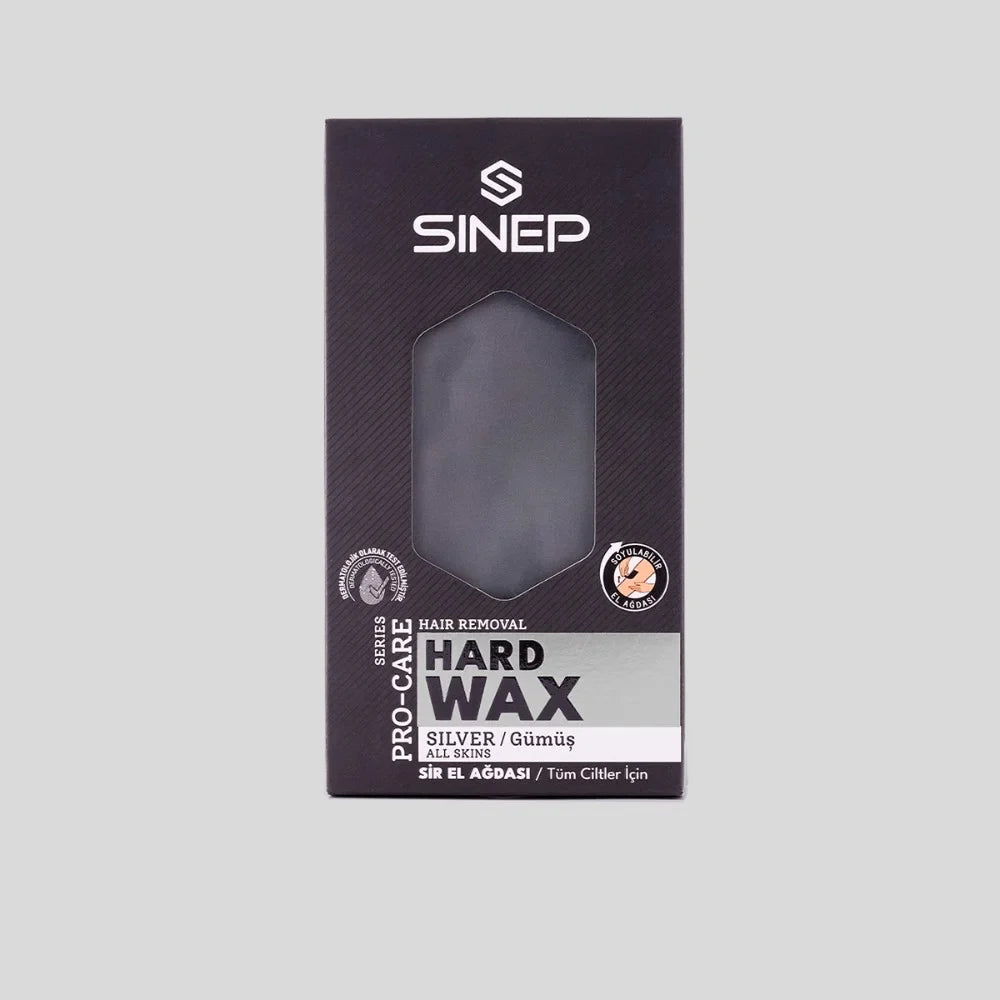 Sinep Liposoluble Hard Wax 400g - Silver