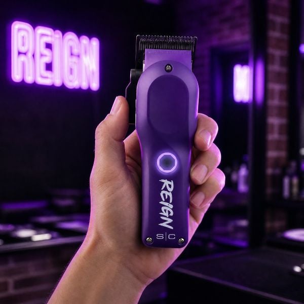 StyleCraft Reign Professional Hair Clipper - Purple Edition