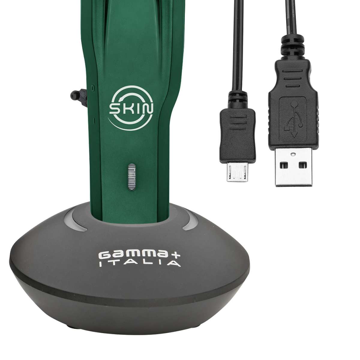 Gamma+ SKIN Professional Bulk Balding Clipper – Super‑Torque 7,200 RPM, Black Diamond Carbon DLC Blade, 3‑Hour Runtime
