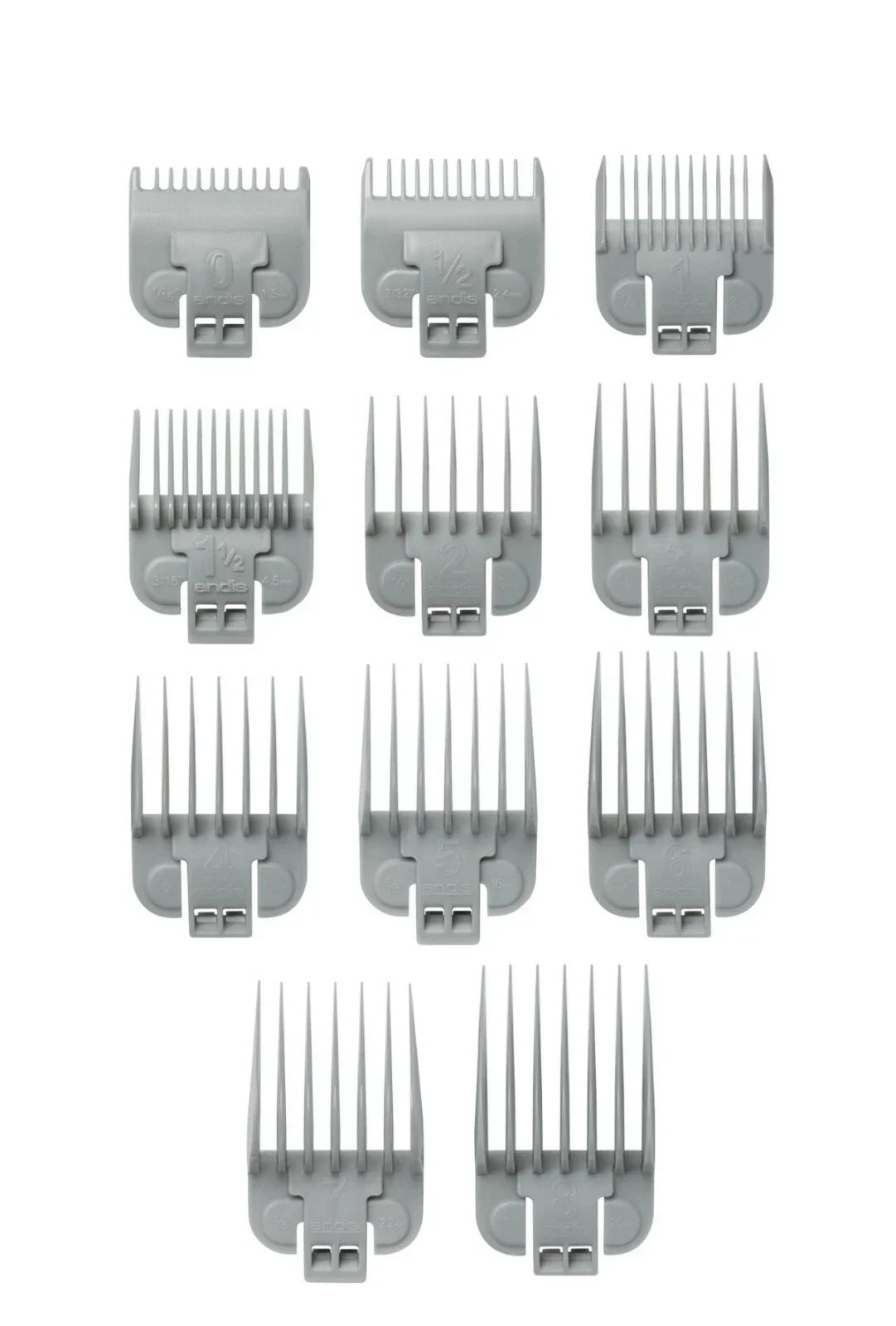 Andis 11-Piece Attachment Comb Set #66565