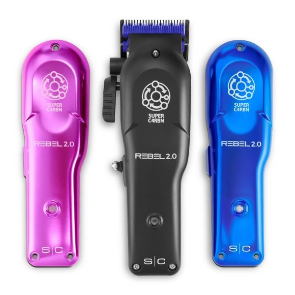 StyleCraft Rebel 2.0 Professional Hair Clipper – Super C4RBN Motor (SC601M)
