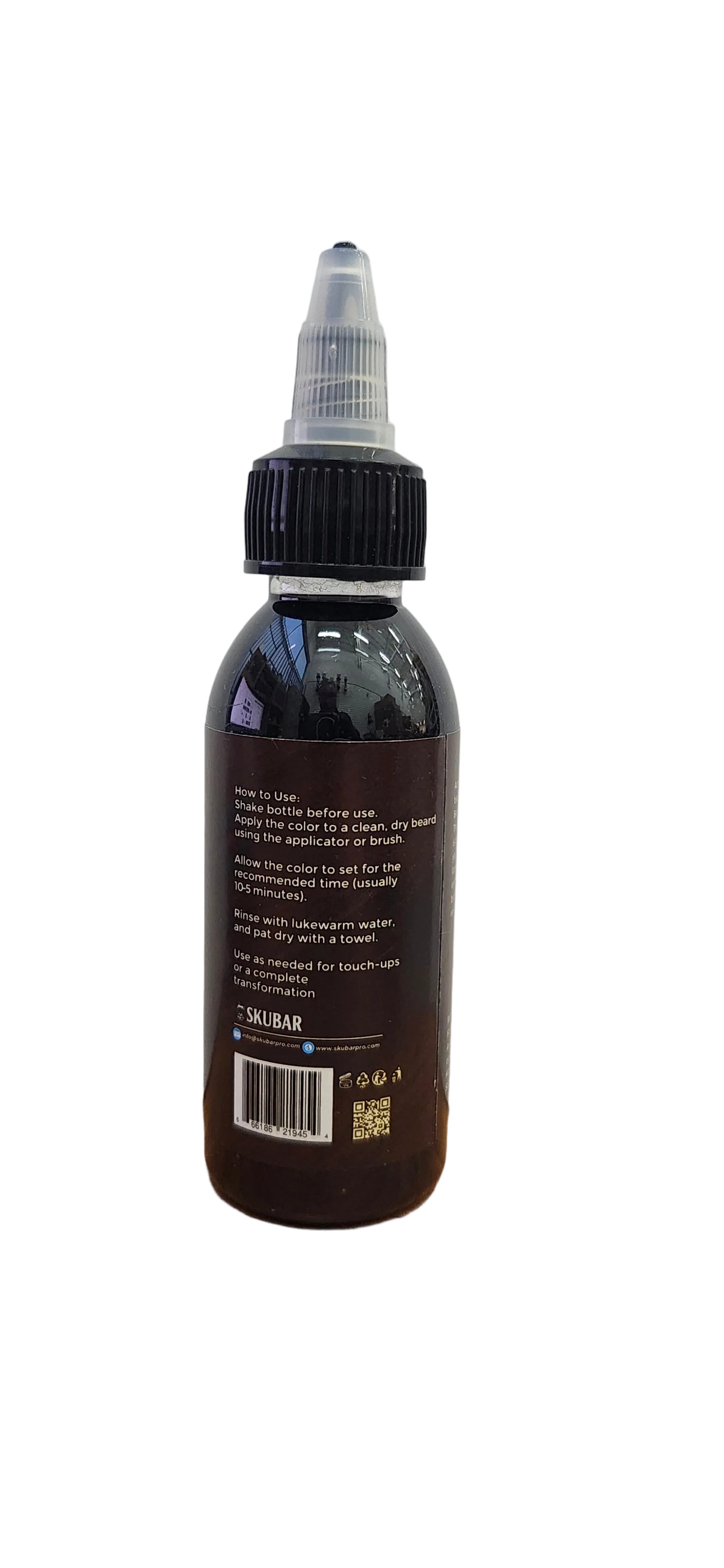 Skubar Beard & Lineup Color Enhancement - Natural Finish 60ml Brown