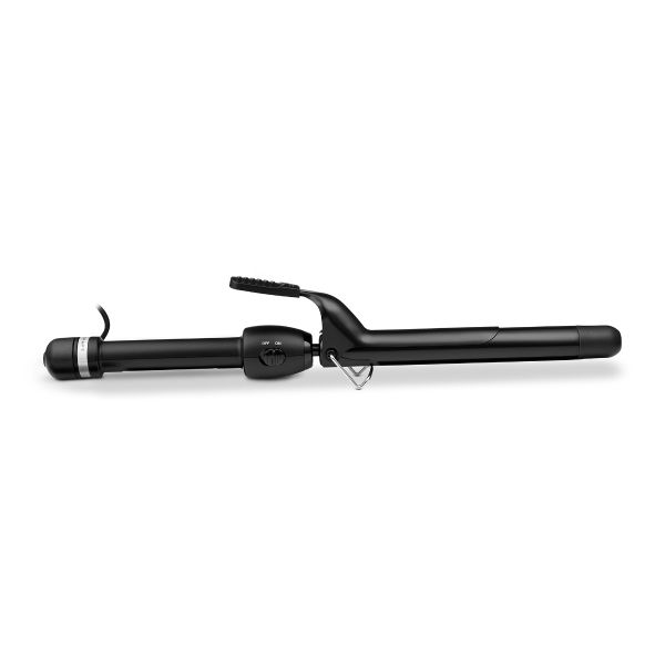 Style craft Stay-Temp Extended Barrel Curling Iron - Professional Ceramic Extended Barrel 1” Inch Hair Curling Iron