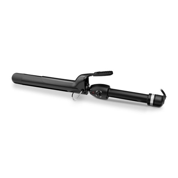 Style craft Stay-Temp Extended Barrel Curling Iron - Ceramic Extended Barrel 1.25” Inch Hair Curling Iron